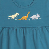 Running Dinosaurs-Babydoll Dress